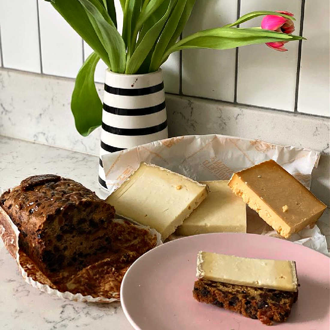 Easter Cheese and Fruit Cake