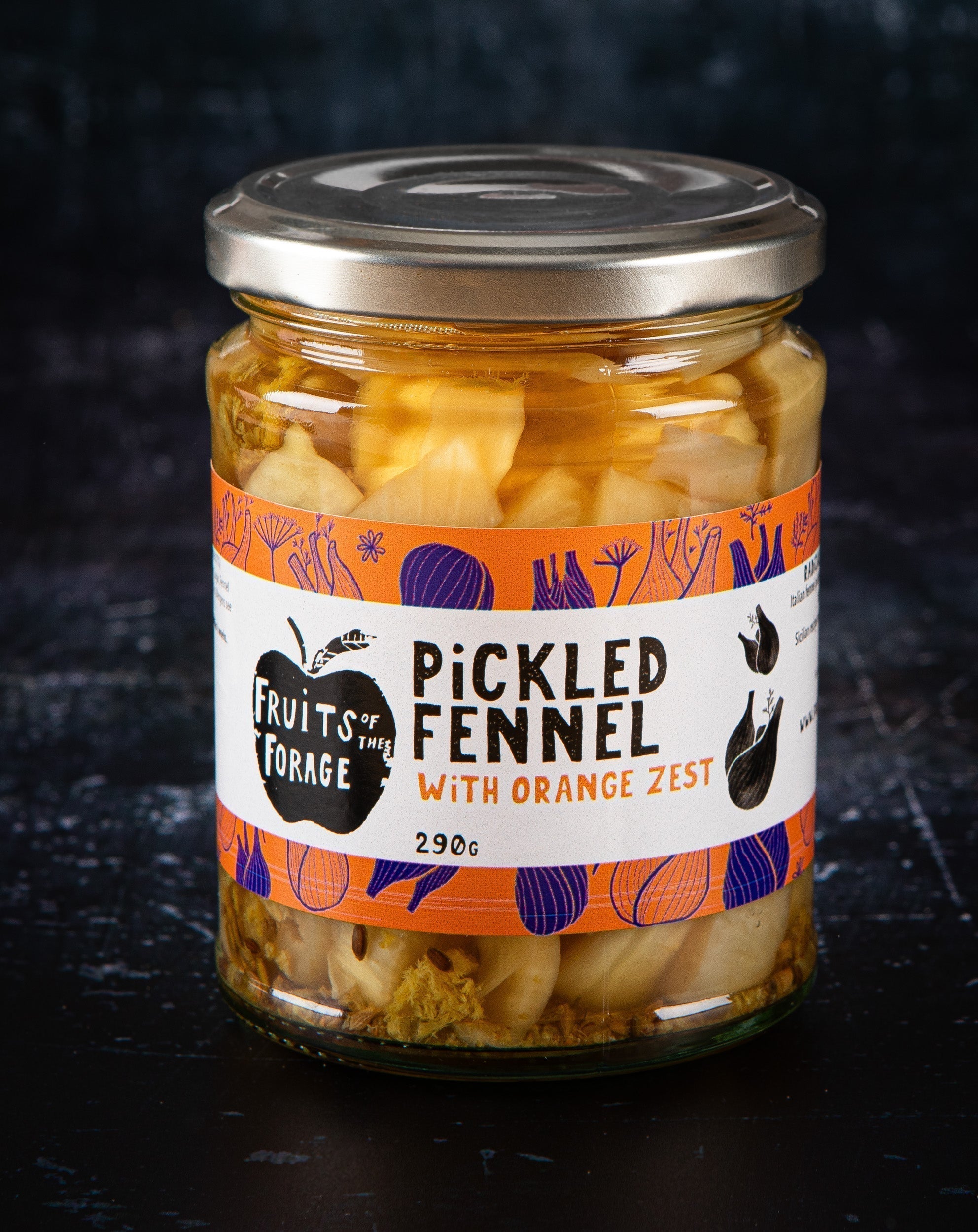 jar of pickled fennel