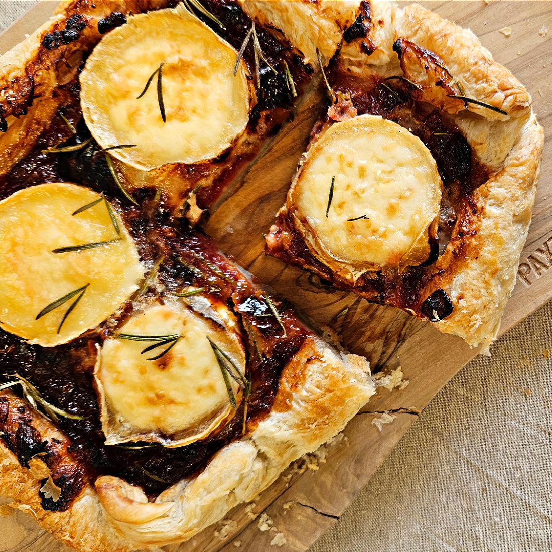 Goat's Cheese, Beetroot & Rosemary Tart