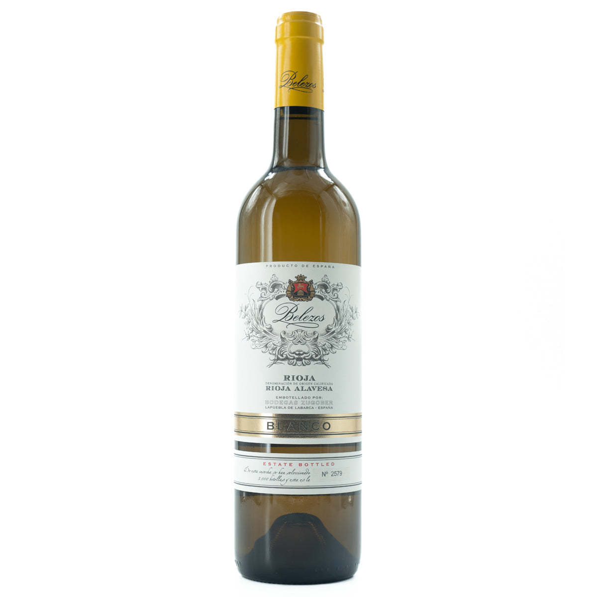 Belezon Rioja Blanco Oak Aged Bodegas Zugober 2022
