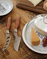 Paxton's set of two knives Cheese knives designed for artisan cheese