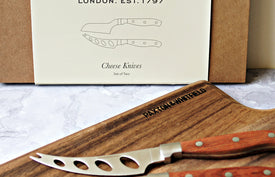 Paxton's set of two knives Cheese knives designed for artisan cheese