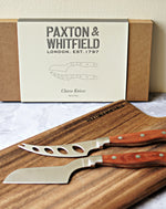 Paxton's set of two knives Cheese knives designed for artisan cheese