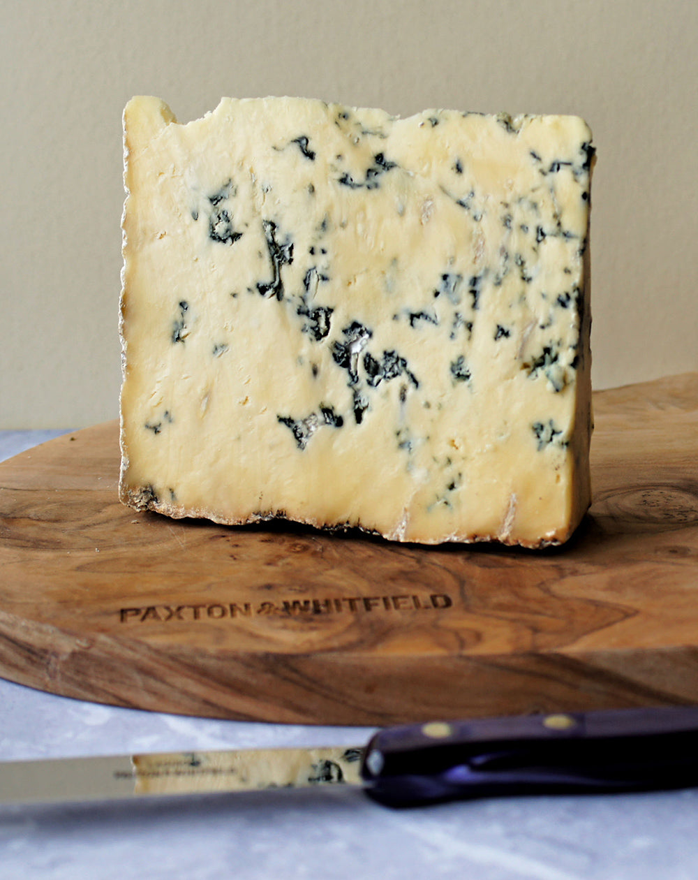 Hand ladled British stilton blue cheese 