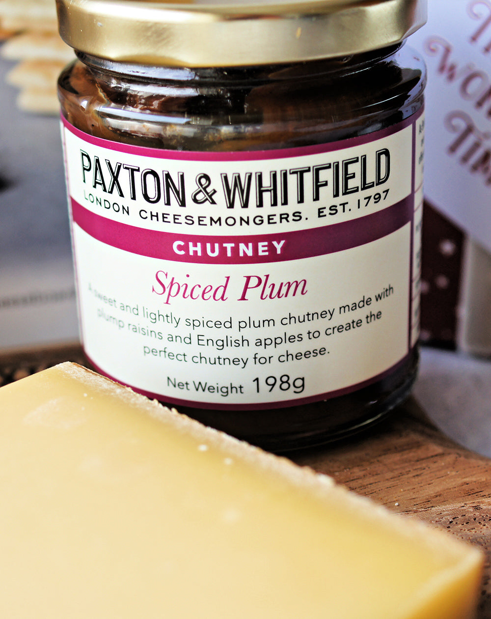 spiced plum chutney for cheese