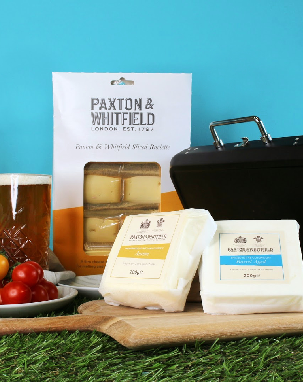 Paxton's Cheese BBQ Bundle - Aurum Halloumi style cheese, barrel aged feta style cheese, raclette melting cheese