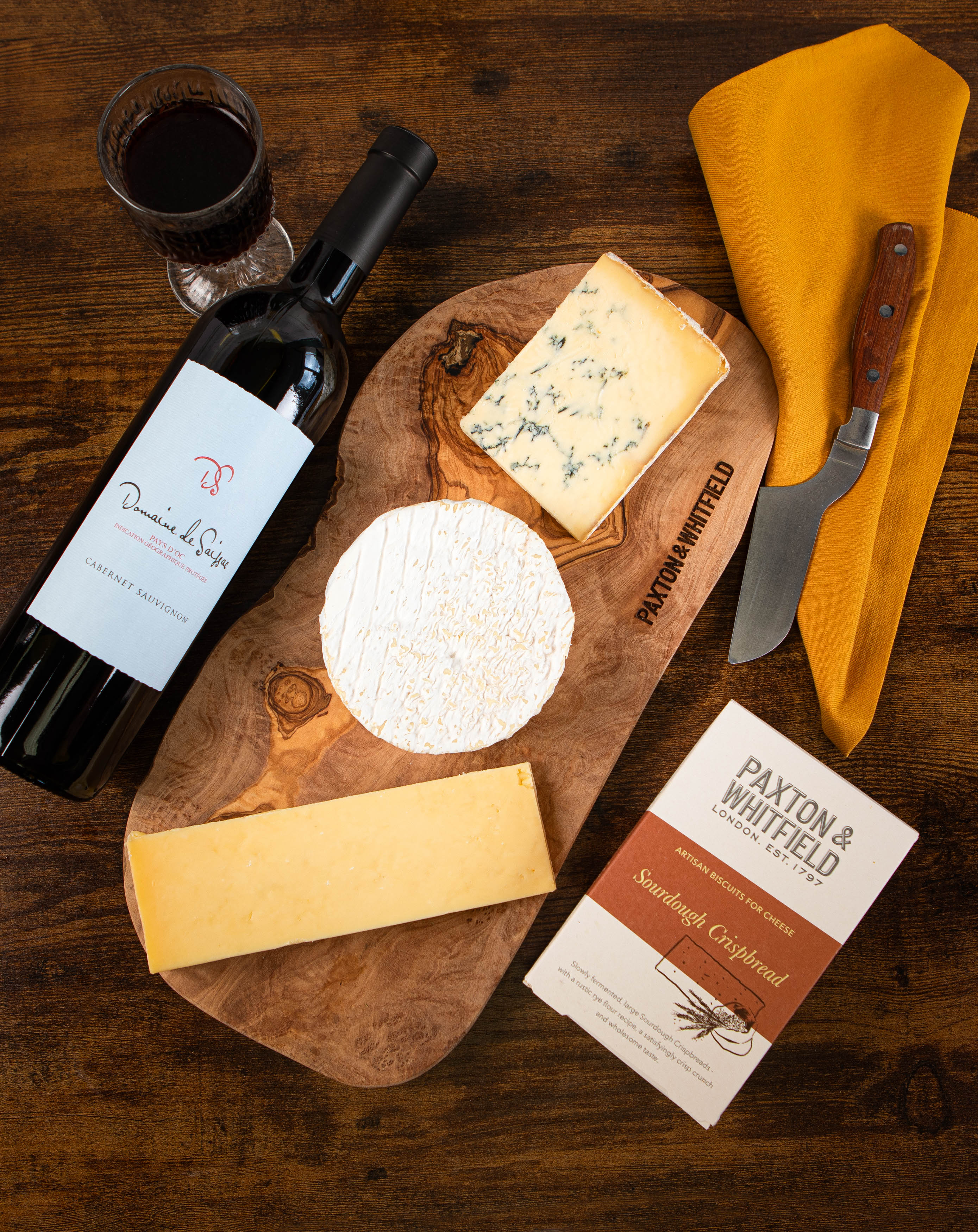 Best Sellers Cheeseboard & Wine