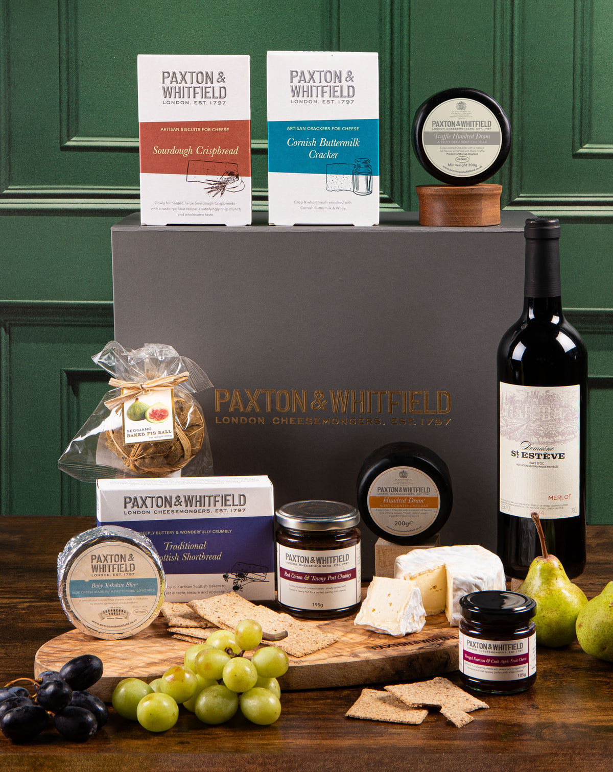 The Clarence Cheese & Wine Hamper