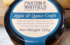 close up of paxton and whitfield quince and apple confit jar