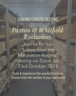 Virtual Cheese Tasting - P&W Exclusives 23rd Oct 26