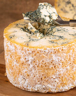 half a british stilton blue cheese