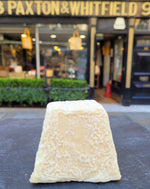 British soft goat's cheese in pyramid shape norton and yarrow cheesemakers 