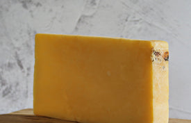 Hand cut Creamy & Rich Smoked Westcombe Cheddar