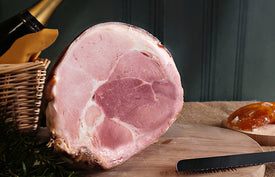 cooked & smoked british ham for 15