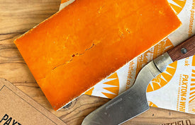 XO sparkenhoe red leicester cheese on paxton and whitfield cheese board